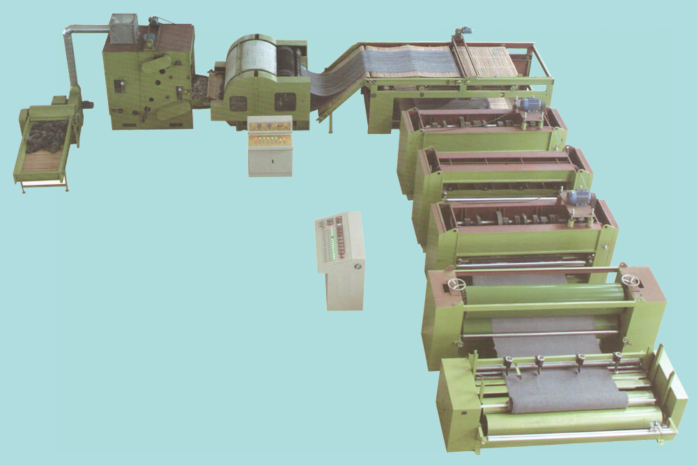 DH-1000針刺棉生產線